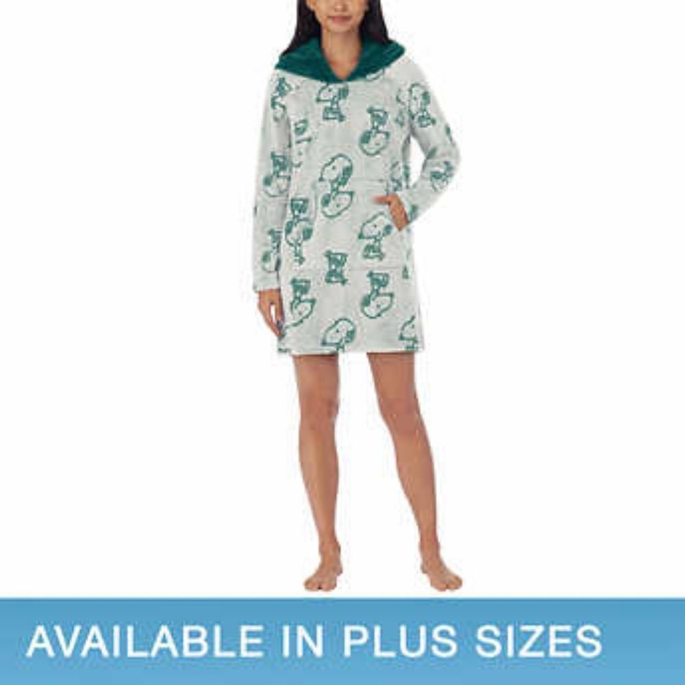 Snoopy Ladies' Fleece Lounge Hoodie